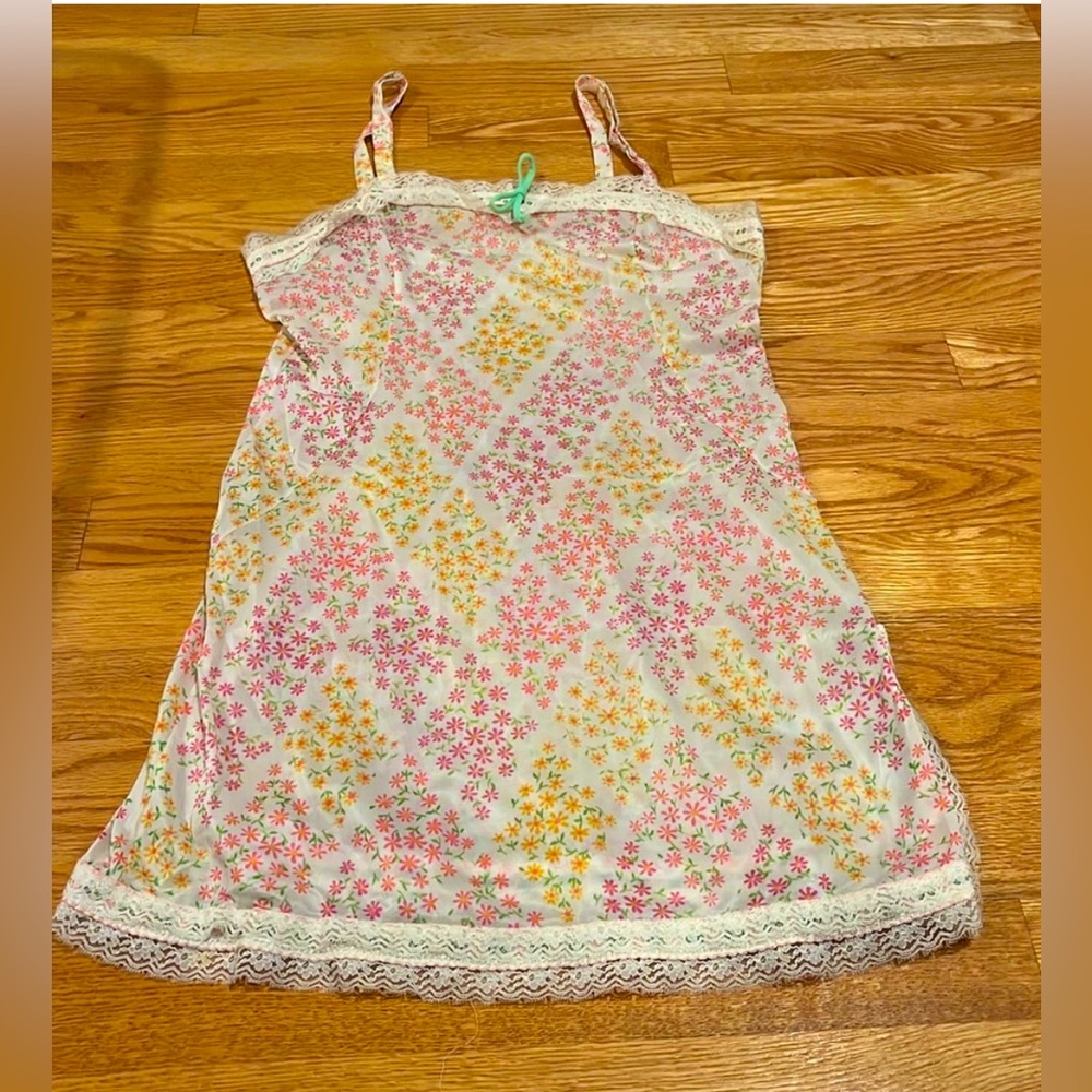 Cottagecore Vibes! Vintage Sans Souci Slip Nightie Babydoll Lingerie Size 32